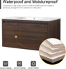 36" Floating Bathroom Vanity with Sink, 36 Inch Single Sink Wall Mounted Bathroom Vanity, with 1 Door and 1 Drawer, Basin Sink 6