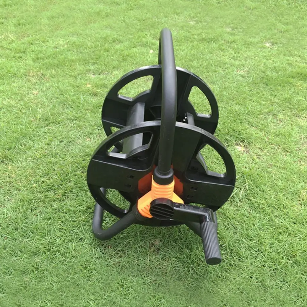 Hose Reel Heavy Duty No Tangling Smooth Operation Non-slip Handle Shatterproof Storage Plastic Space Saving Cord Storage Reel hose reel