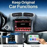 Wireless Apple CarPlay Android Auto Decoder Box For Dodge Challenger Viper Ram Journey Dart BT AUX MirrorLink AirPlay Car Module 5
