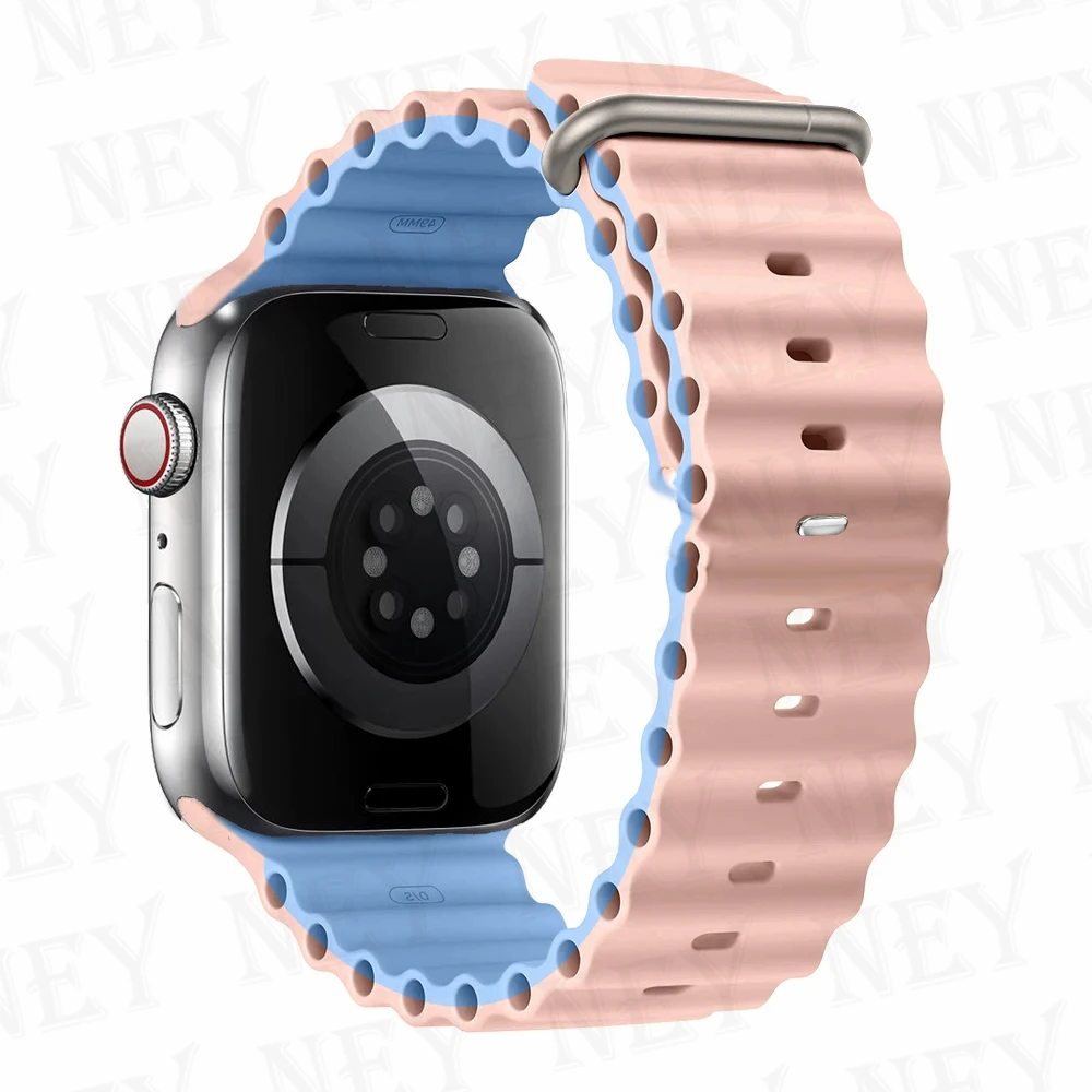 Ocean Silicone Sport Watch Band - Vibrant & Durable Strap