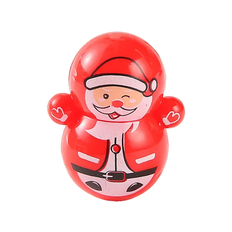 Mini Christmas Santa Claus Tumbleweed Toy Educational Cartoon Cute Mini Kindergarten Gift Toy for Children