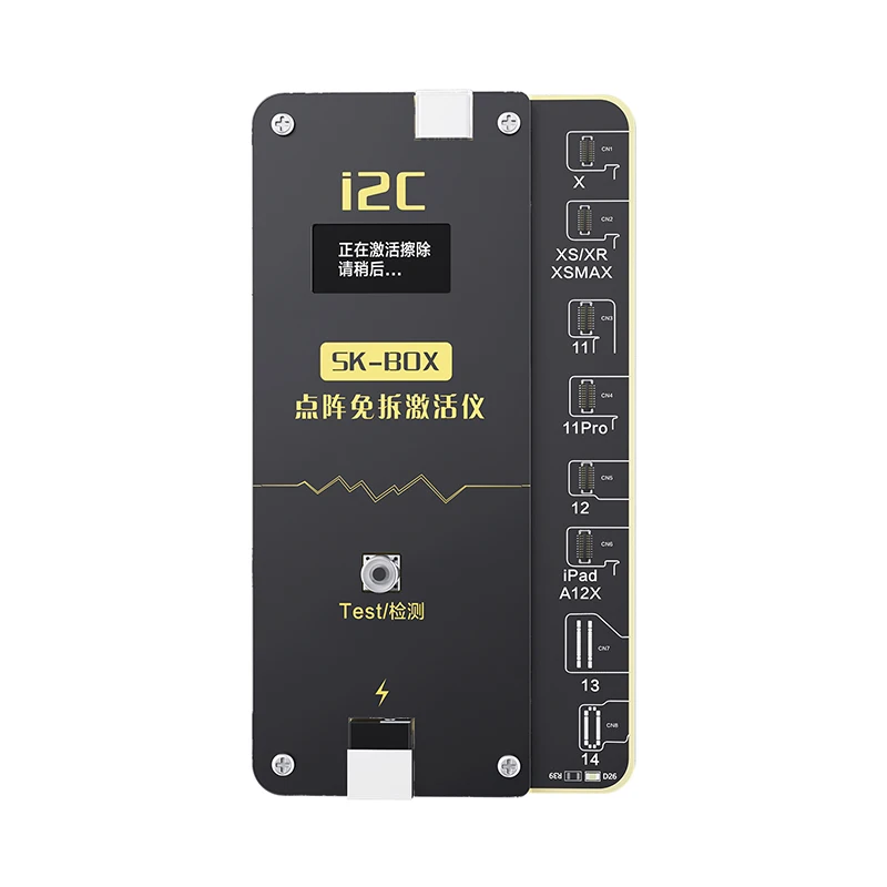 

I2C SK-BOX MC12 Programmer For IPhone X XR XS 11 12 13 14 Pro Max Dot Matrix Flex Cable Face ID Data Read Write Repair