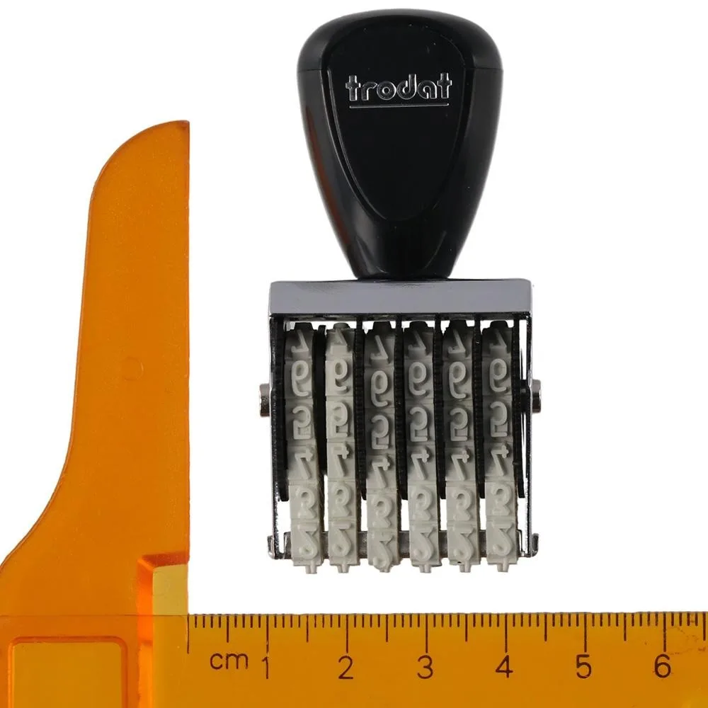 Multifunction Number Stamp 4,6 or 8 Digit Number Roller Stamps Personalized DIY Number Symbol Rolling Business Stamps