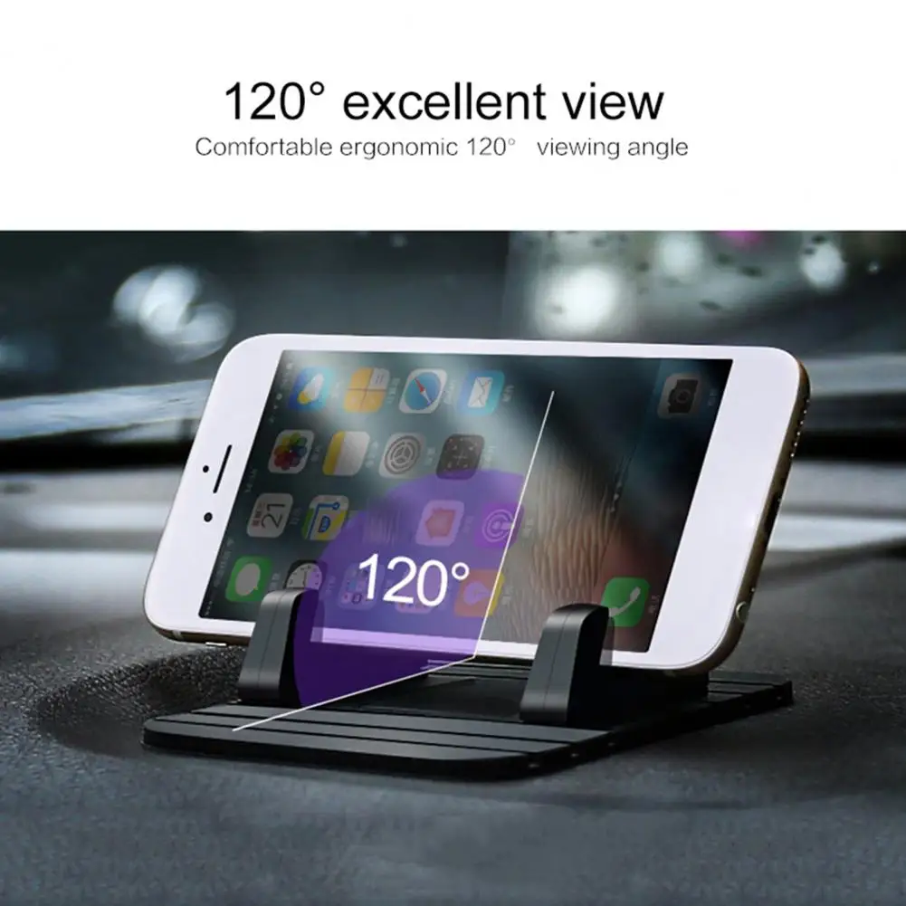 Phone Mount Anti-slip Phone Holder Non-slip Car Dashboard Pad Silicone Mat