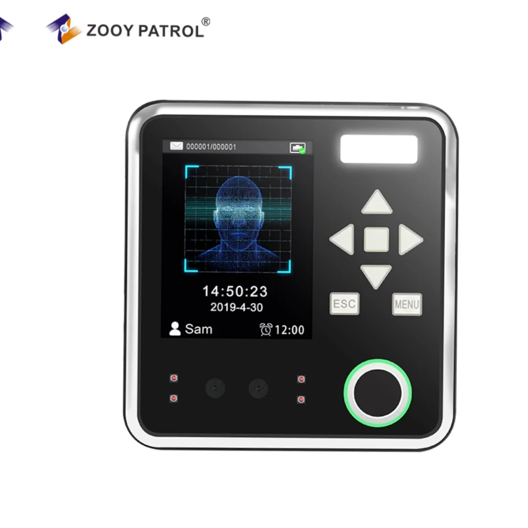 

Intelligent face recognition terminal for guard tour control system