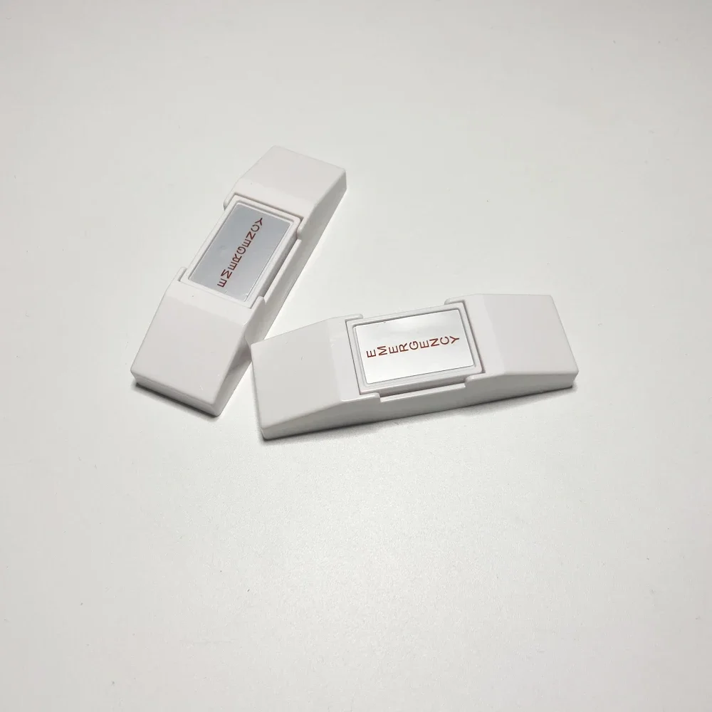 10Pcs Small Emergency Button for Security Alarm System NC/NO Dry Contact Output Wire Panic Switch Disable People Calling