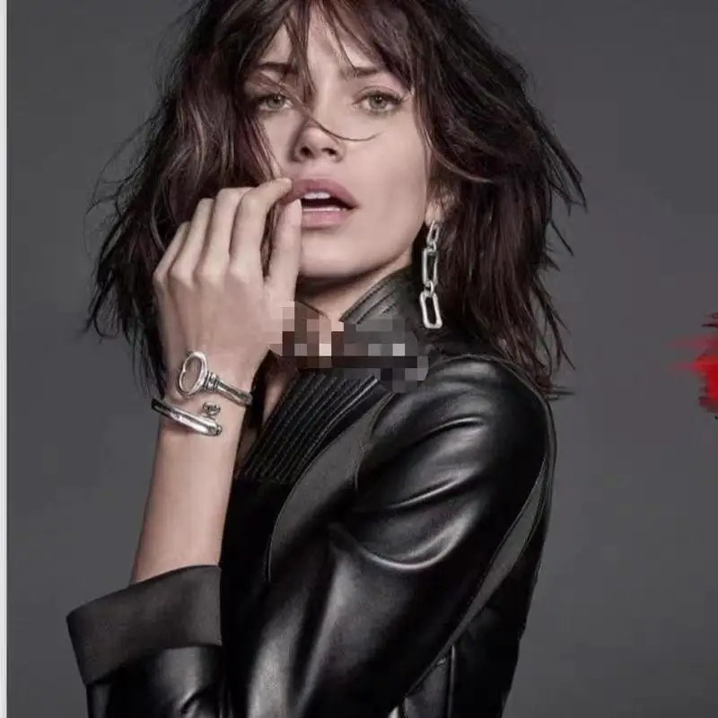 Yisheng alloy bead earrings, Silver clasp, fashion, with logo, wholesale, new 2021, European fashion gift