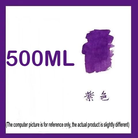 Vibrant 24-Color Fountain Pen Ink Set - 500/50ml Bottled Ink Refill for Writing and Stationery