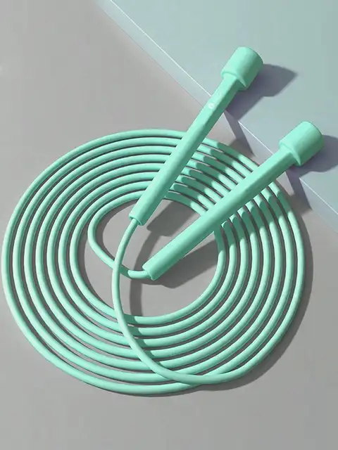Adjustable Jump Rope, Unisex, Suitable For Aerobic Fitness, Gym Workout, Made Of PVC With Plastic Handles, Lightweight & Fast For Outdoor Fitness, Sports Training And Competition