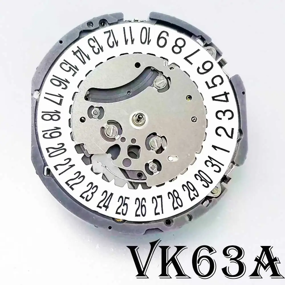 Japanese imported quartz movement VK63 24-hour 3 o'clock calendar multi thumbnail 3