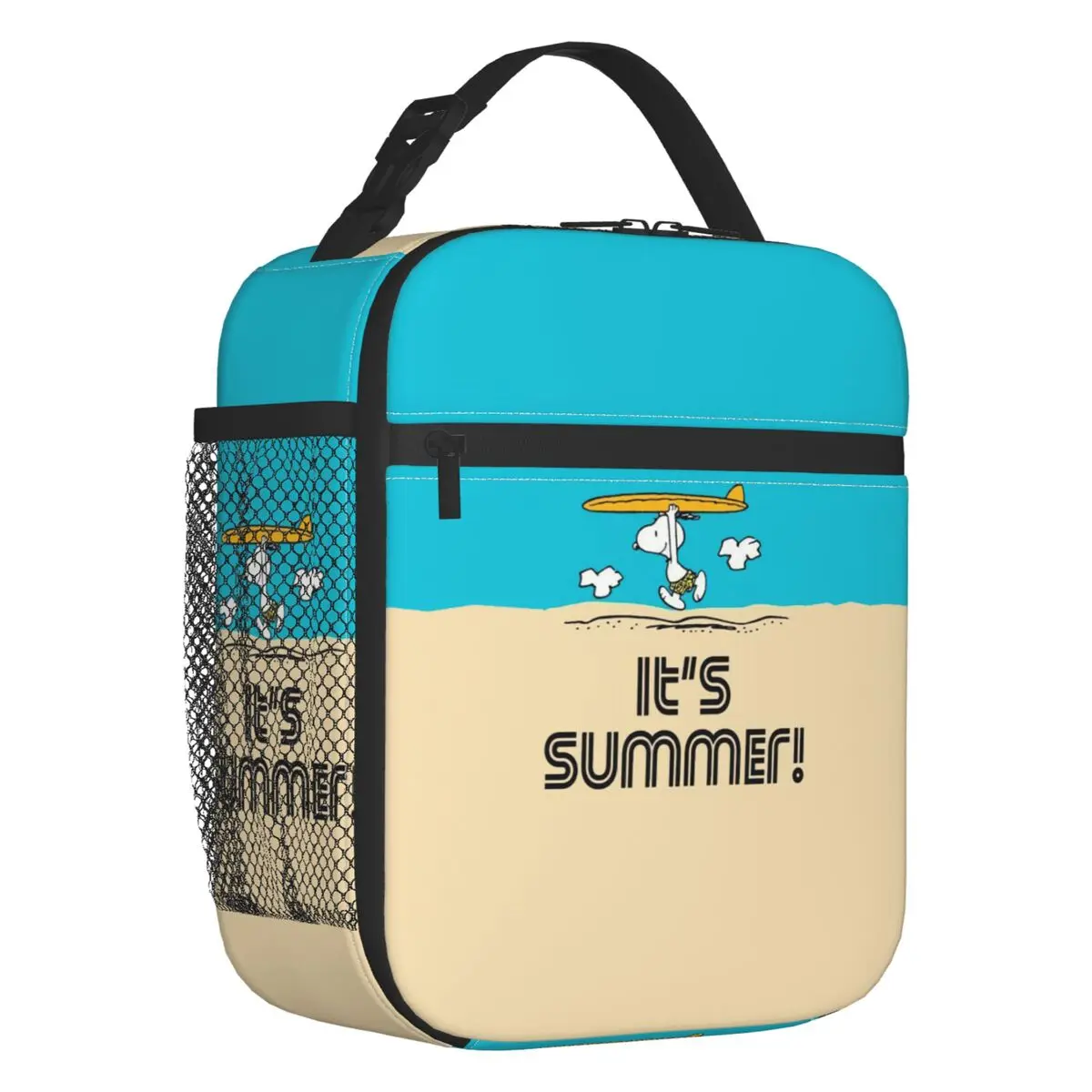 thumbnail image 1 of Fiambrera portátil personalizada S-Snoopys para mujer, multifunción, con diseño de animé Charlie Brown, bolsa térmica aislante para comida, para trabajo de oficina, 1 of 5