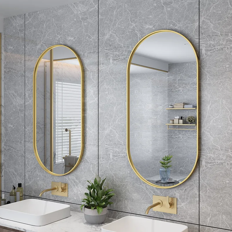 

Nordic Girls Bathroom Mirror Big Size Luxury Bedroom Room Mirror Living Room Shower Specchio Da Parete Home Decoration Luxury