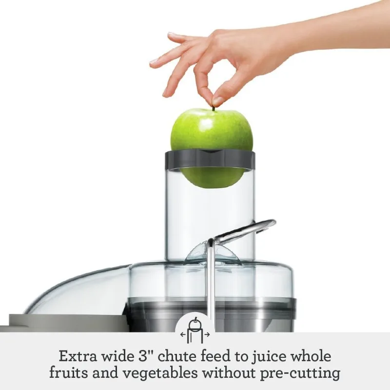 Centrifugal Juicer, 800JEXL Juice Fountain Elite, Brushed Stainless Steel 5