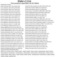 1/4PCS PMV-C210 433MHZ Tire Pressure Sensor For Lexus CT ES GS GX IS III LC LS LX NX RC RX Car TPMS SU00305268 28103CA010 - Image 5