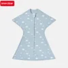 Baby Sleeping Bags Summer Thin Newborn Swaddle Blanket For 0-12Months Promote sleep Infant 100% Cotton Soft Newborn Blanket 5