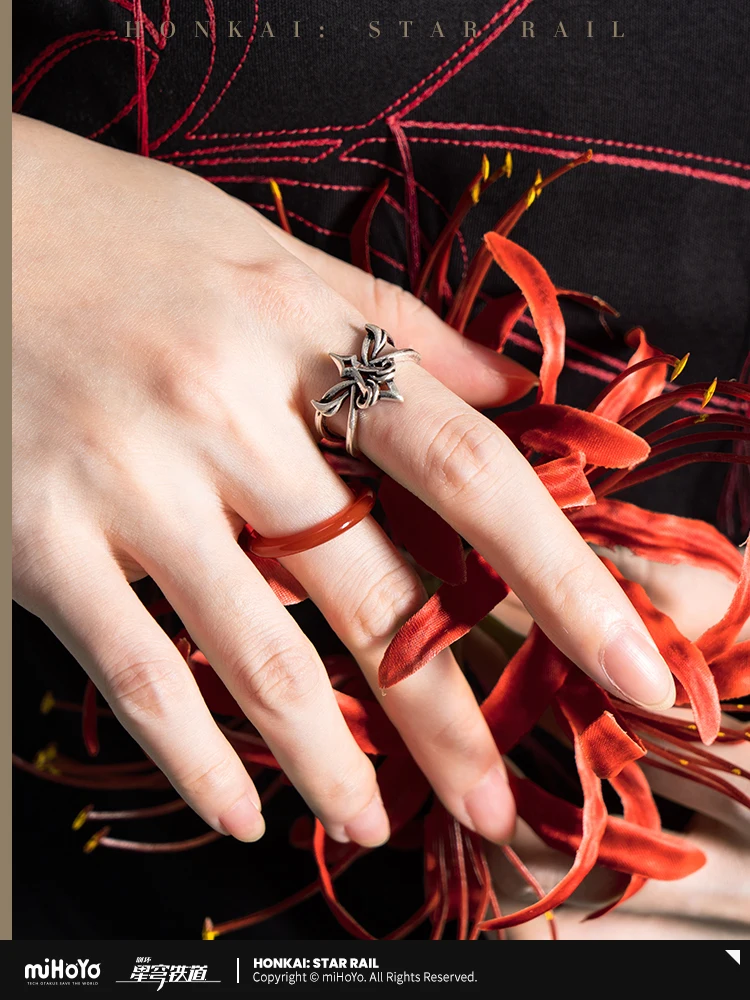 Honkai Star Rail Blade Ring MiHoYo Official Themes Series Rings Game Cosplay Props Birthday Gifts for Men And Women 4
