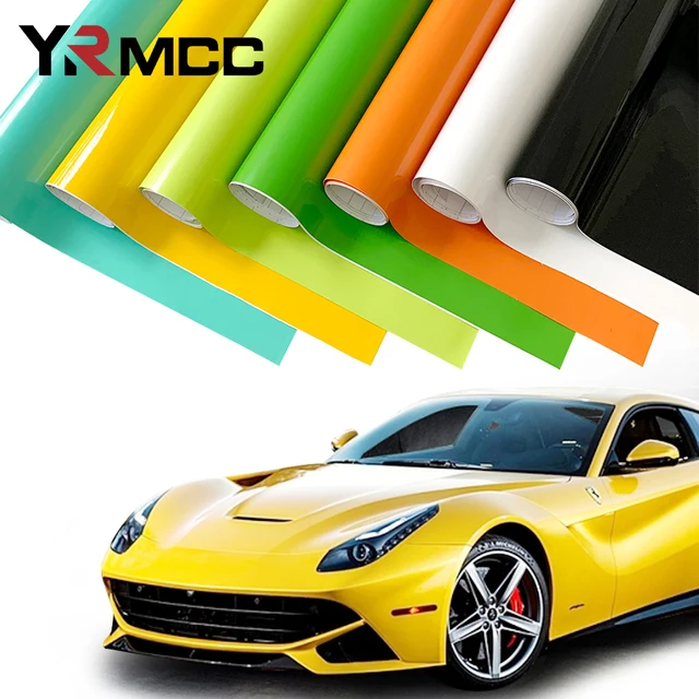 10/20/50*150cm Bright Glossy Car Wrap Stickers Color Change Vinyl Film 1