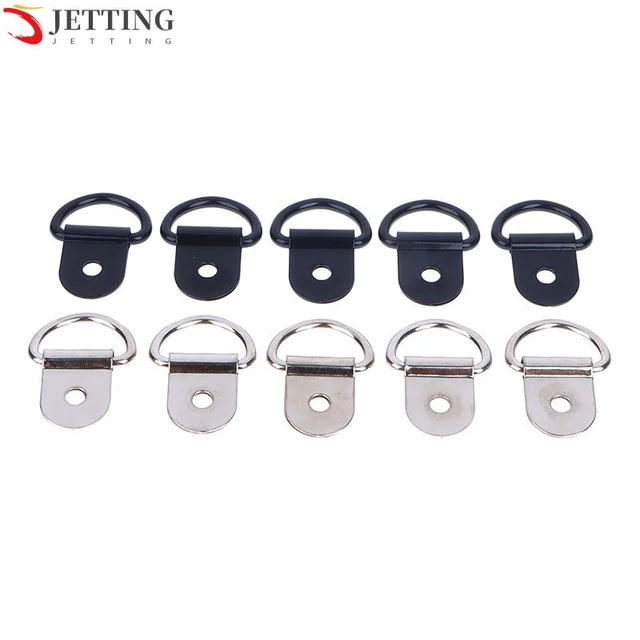 10pcs Stainless Steel D Shape Pull Hook Tie Down Anchors Ring Iron Cargo  Tie Down Ring For Trailers RV Boats Accessories - AliExpress
