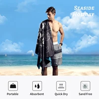 HiTurbo Microfiber Marine Animal Beach Towel Absorbent Quick dry Soft Yoga Swimming Resort Mountain climbing towel 3