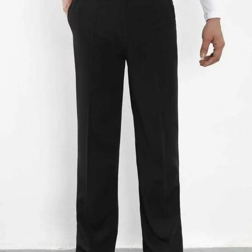 Dance Pants Professional Men Latin Dance Pants Satin Ballroom Dance Pants
