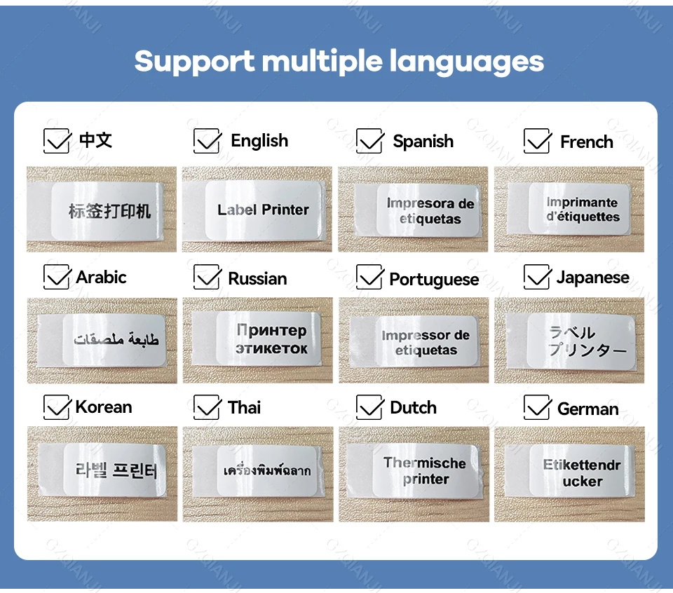 Multi Size P15 Label Paper Rolls Sticker 15*30mm 12*40mm White Color Cable Transparent P15 Thermal Label Printer Adhesive Tape