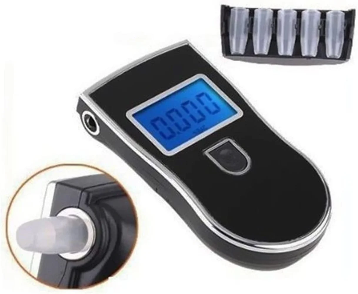 

Breathalyzer AT-818 Professional Police Breathalyzer for Digital Breath Meters LCD Alcohol Analyzer Detector