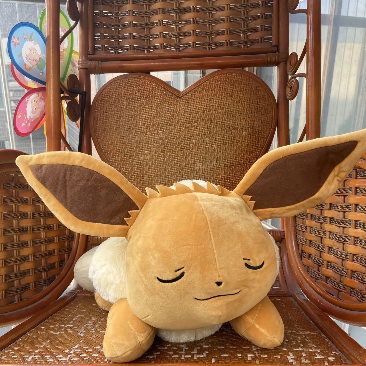 Pokemon Sleepy Eevee Huge 50cm Soft Plush Stuffed Toy Pillow Gift