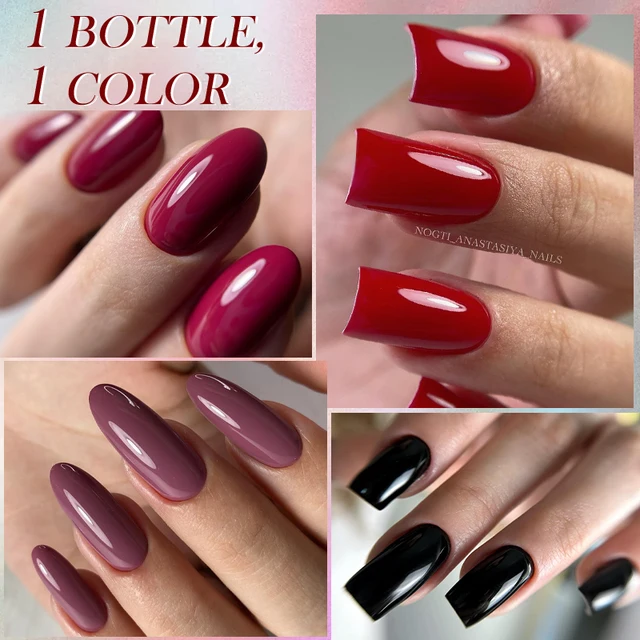 LILYCUTE 7ML Smalto per unghie gel caramello rosso scuro 125 colori Semi permanente Soak off Base Top Coat Manicure UV Nail Art Gel Varnish 2