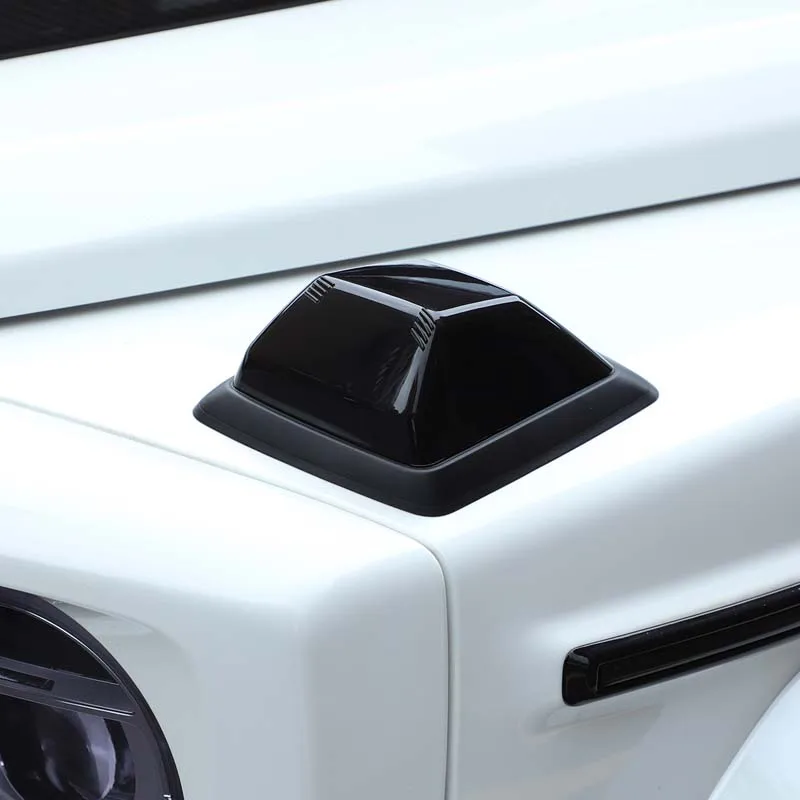 

2Pcs ABS Car Accessories For Mercedes-Benz G-Class W463 2019-2022 Car Front Side Engine Hood Turn Signal Light Frame Cover Trim