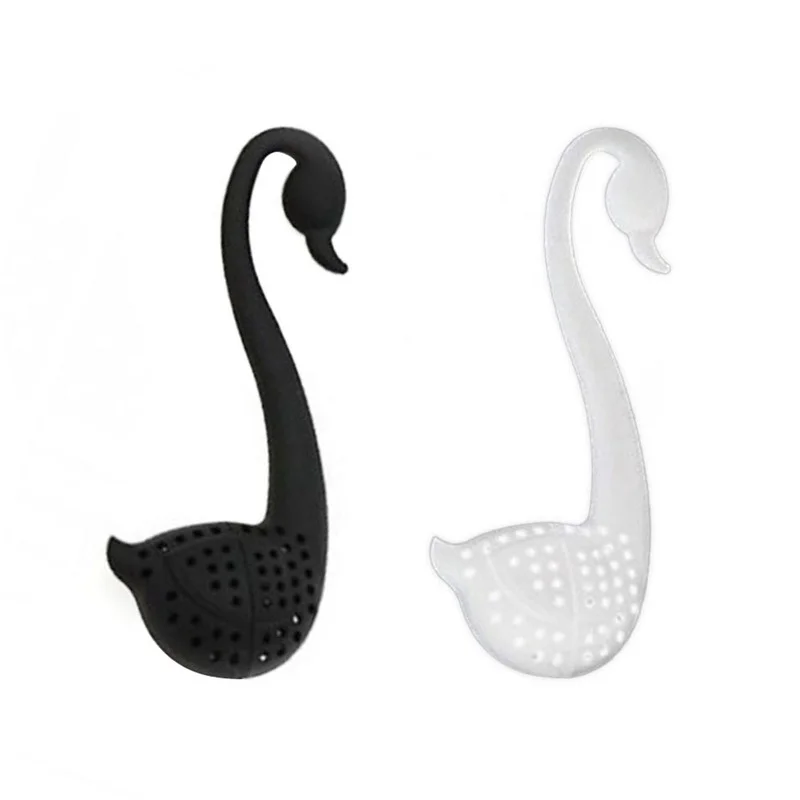 Tea Infuser Strainer Creative Swan Spoon Environmentally Friendly Plastic Tea Tools