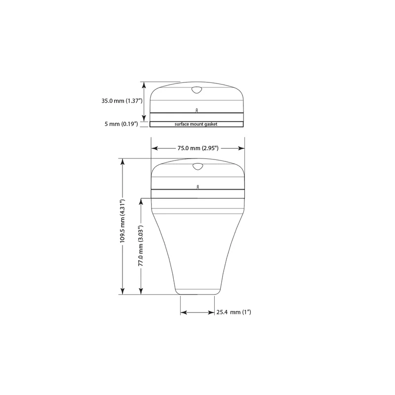 LOWRANCE POINT-1 GPS Antenna