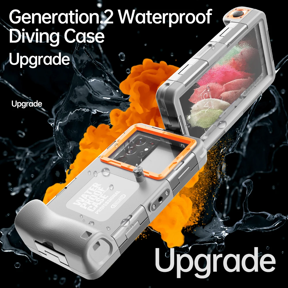 

Универсальный Профессиональный водонепроницаемый чехол для iPhone 14 13 12 Pro Max Дайвинг 15 м глубина чехол для Samsung S23 Ultra Moto Sony OPPO