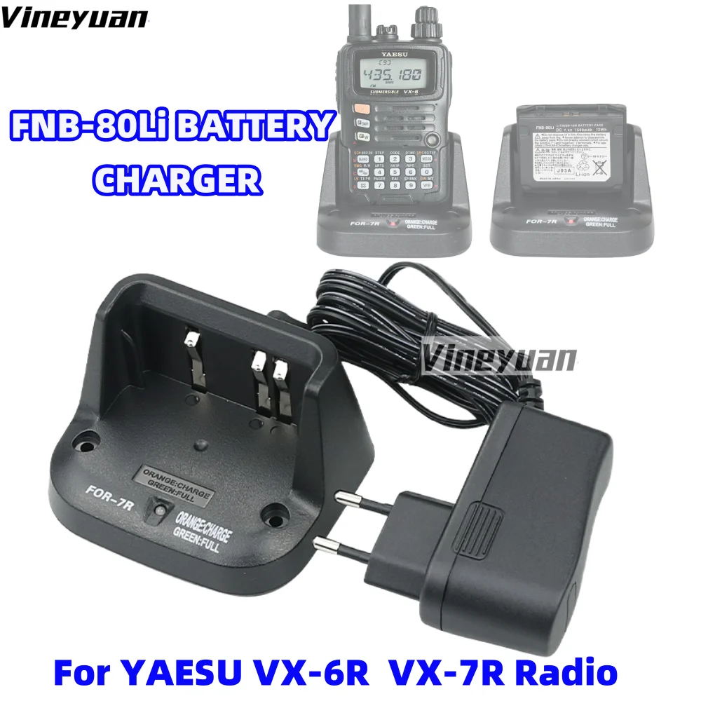Fnb-58 Fnb-58Li Fnb-80 Fnb-80Li Ni-Mh Ni-Cd Caricabatteria Per Yaesu Vertex Vx-5 Vx-5R Vx-5Rs Vx-6 Vx-6R/E Vx-7R Vx-7Rb Radio