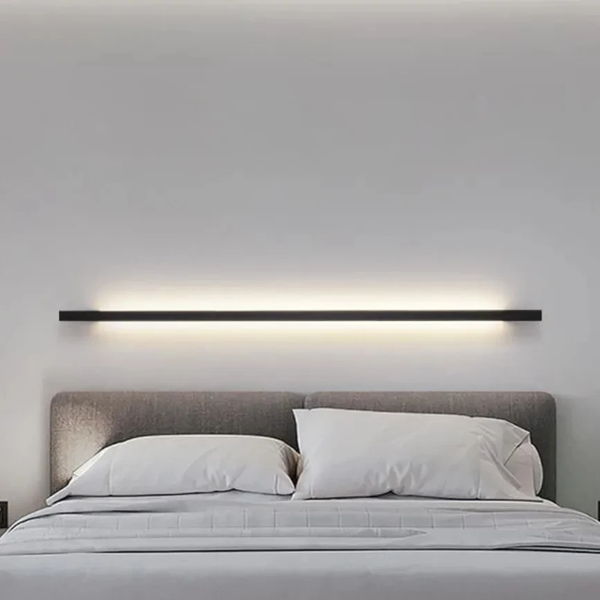 

Niche Design Interior Atmosphere Handle Wall Lamp Creative Led Strip Linear Lamp