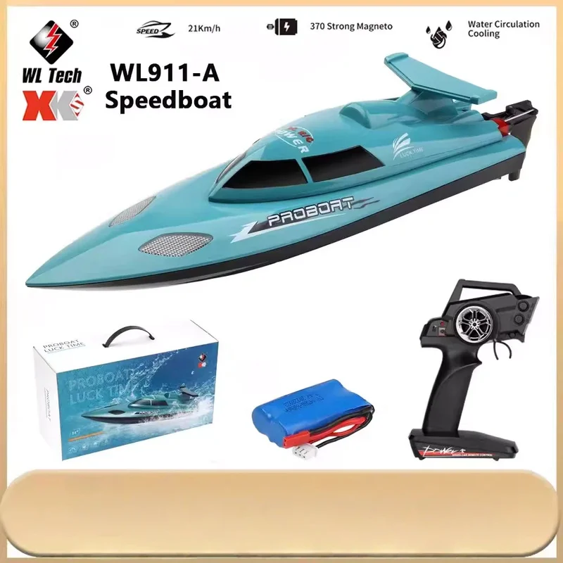 Bateau RC WL911-A 2.4GHz 30km/h avec batterie - Jouet radiocommandé