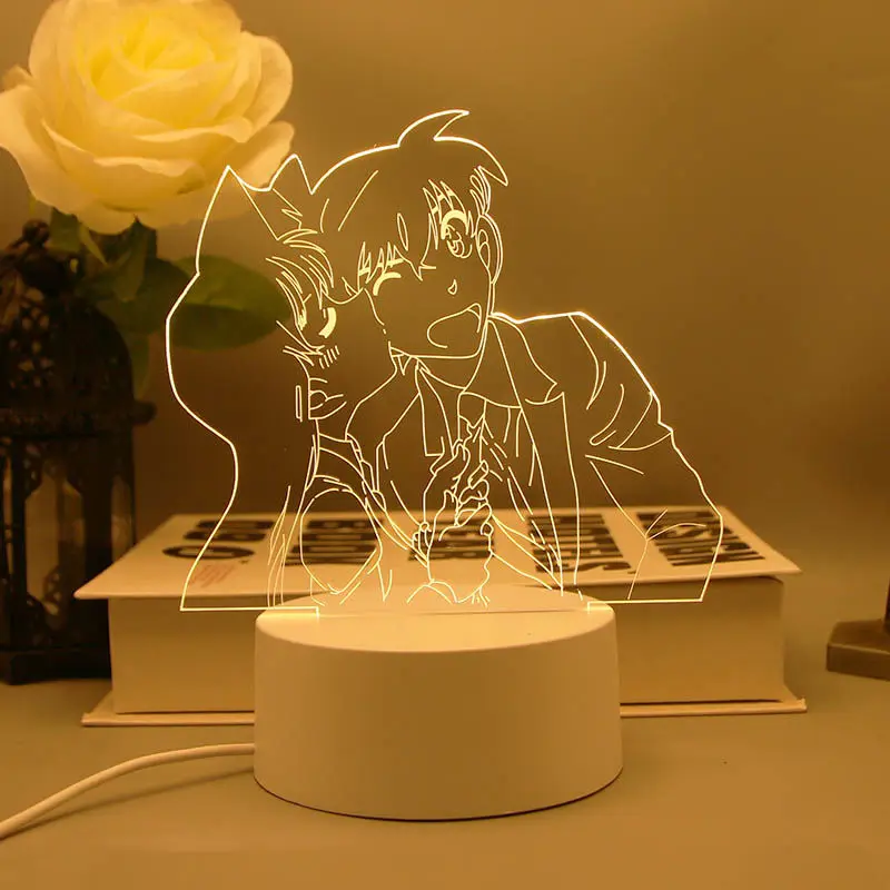 

New Detective Conan Maorilan Kudo Shinichi LED night light animation peripheral ornaments room decoration trendy birthday gift