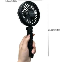 Ventilateur de poussette pour bébé, Rechargeable à main, USB, sans lame, petits ventilateurs pliants, Mini ventilateur, Table silencieuse, refroidisseur d'extérieur, ventilateur de cou 6