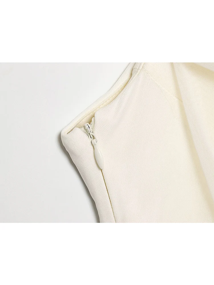 2026 New Women Sleeveless Dress Fashion Tierred Decoration Slim Short Dress Ladies Elegant Mesh Splicing Solid Party Dress