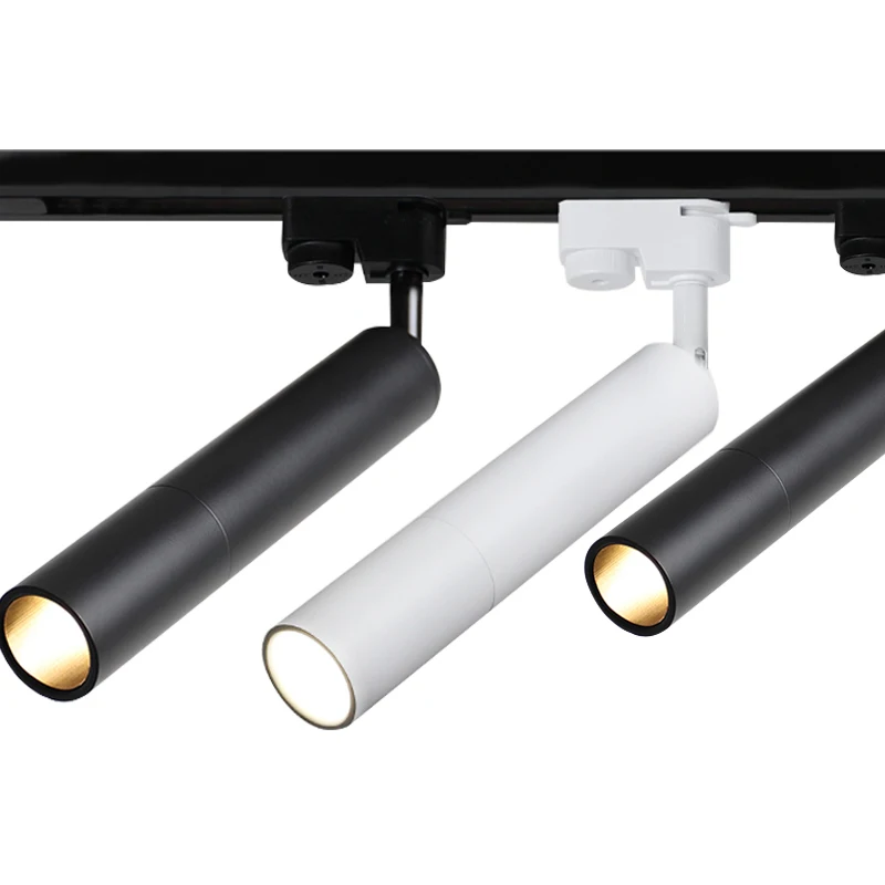 LED track light clothing store Windows showrooms exhibition spotlight led cob spot lamp ceiling rail traditional collection Lamp 3