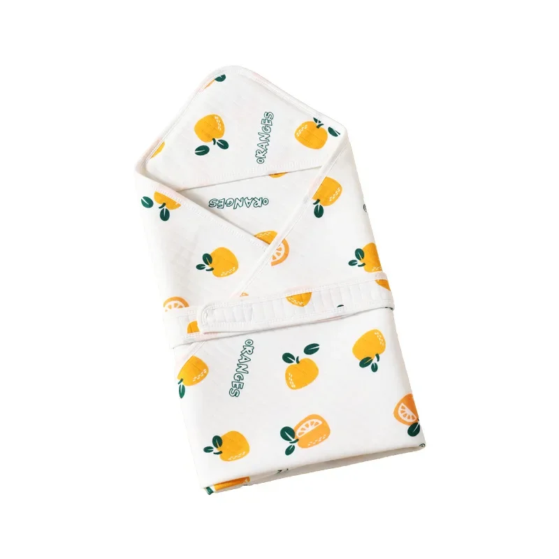 Soft Comfortable Newborn Baby Wrap Four Seasons Version Prevents Startling Ideal for Delivery Room Lightweight Cotton Blanket