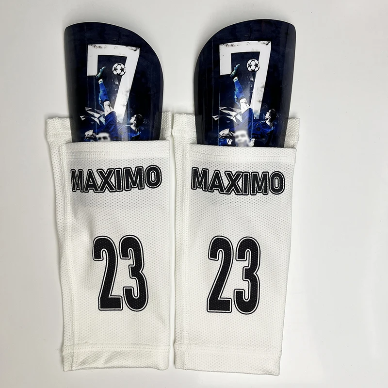 Soccer Shin Guards Shin Guard Pads Customized Children Kids Man Festival Gifts Football Training Personalized Socks
