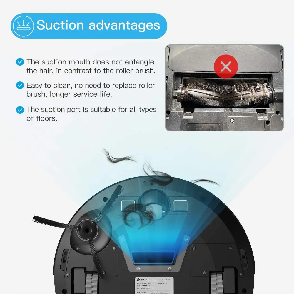 Lefant M201 Wireless Robot Vacuum Cleaner for Home Appliance Smart Auto  Charge Robotic Base 1800pa WiFi App Quiet Mini Pet Hair|Vacuum Cleaners| -  AliExpress