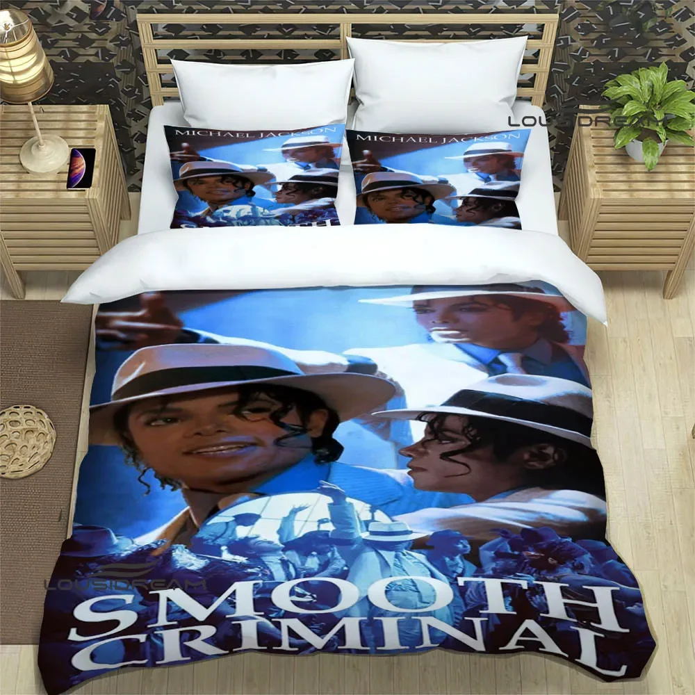 

Michael Jackson printed Bedding Sets exquisite bed supplies set duvet cover bed comforter set bedding set luxury birthday gift