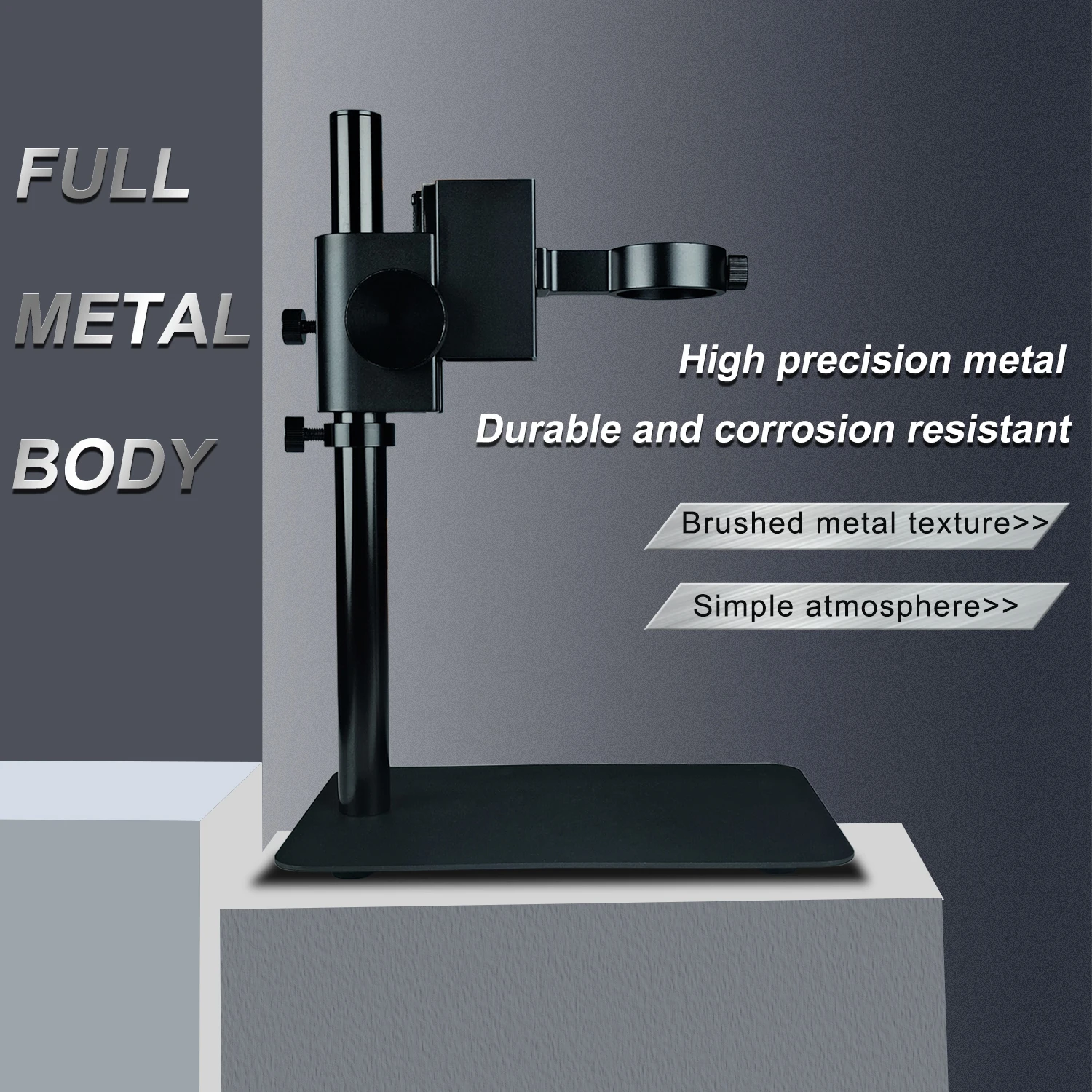 Digital Mircoscope Base Aluminum Alloy Adjustable Focusing Bracket ...