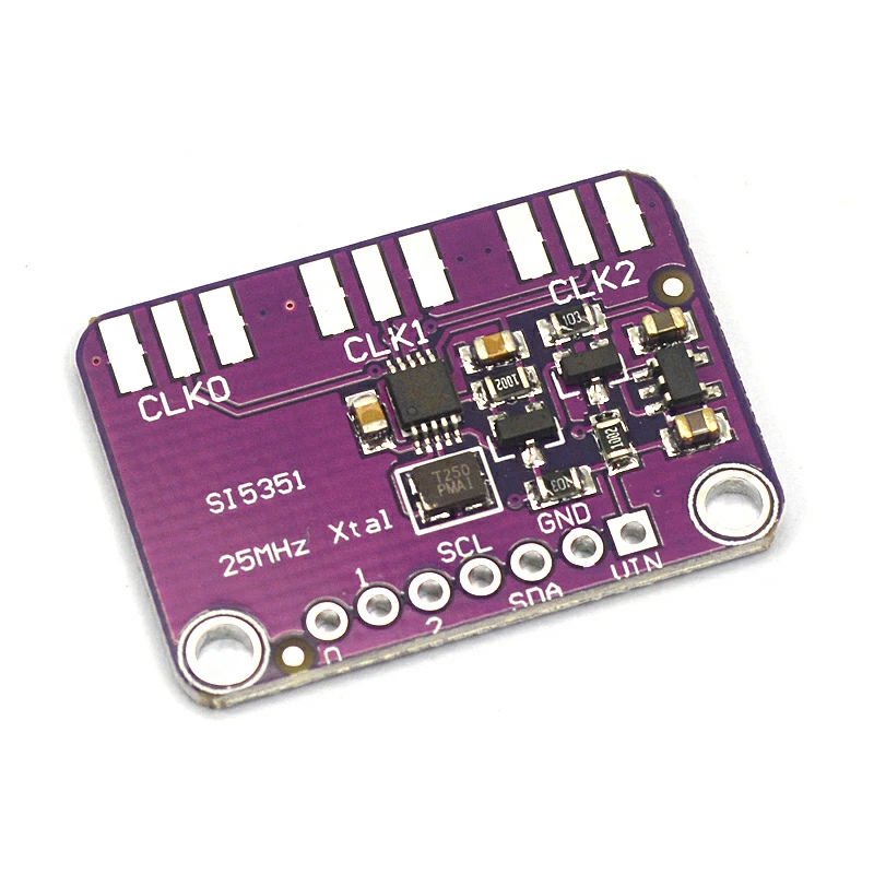 DC 3V-5V 5351 Si5351A Si5351 I2C Clock Generator Breakout Board Module Signal Generator Clock 8KHz-160MHz 4