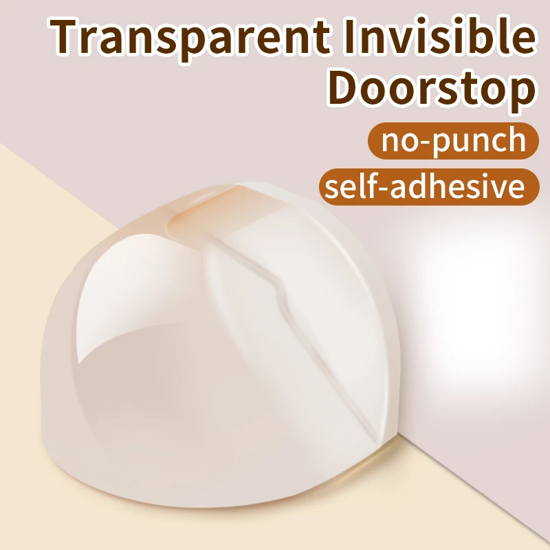 Door stopper Silicone door stopper Door stopper bumpers Transparent Door Stopper Door Handle Anti-Collision