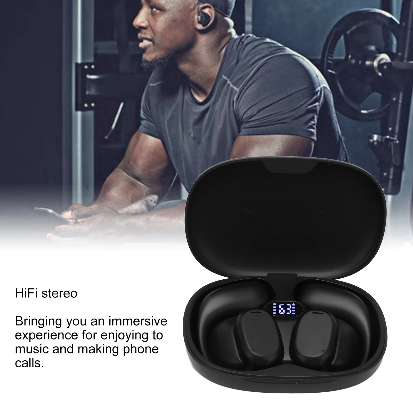 Wireless Translator Device Portable Stereo 74 Languages 70 Accents 4 Modes Translator Earbuds for Business Trip for Music