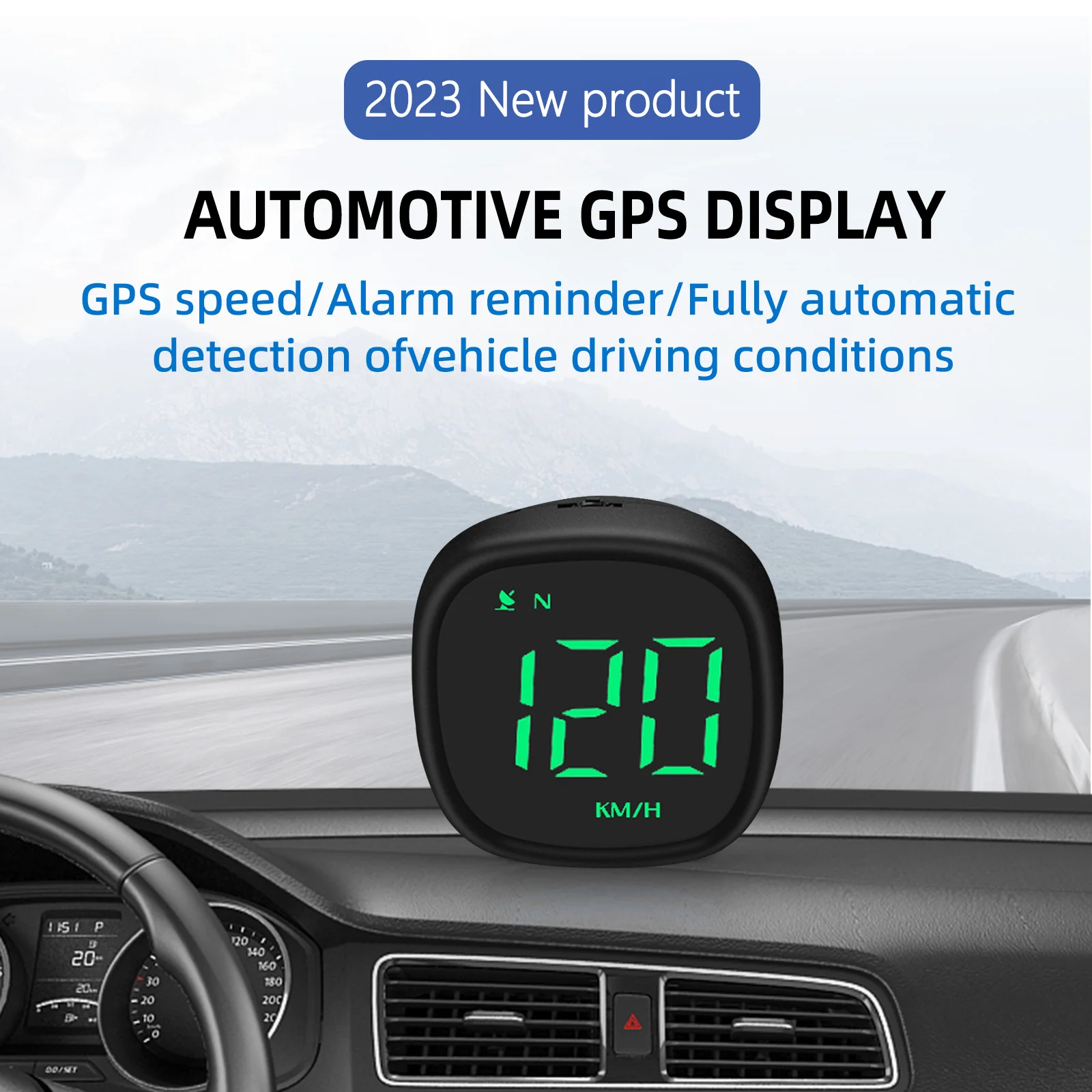 AD  ÷ M30  ڵ   HUD GPS ӵ, kM/h ڵ ð,  ħ,   