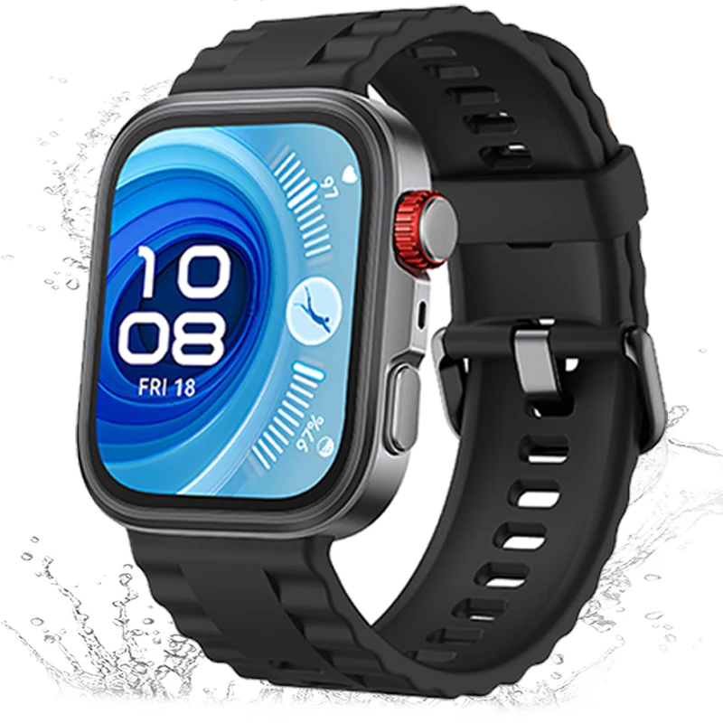 حزام سيليكون لساعة Huawei Watch Fit 4Pro الأصلية س...