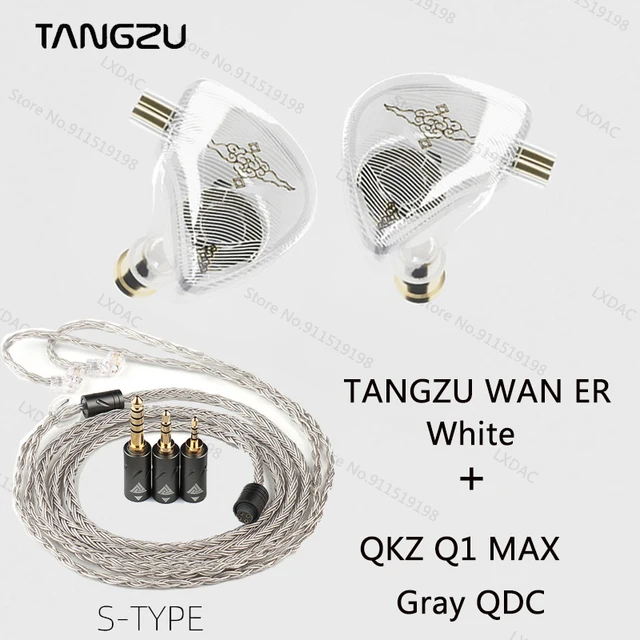 Tangzu WAN ER SG 2022 New 10mm Dynamic Driver Earphone IEM Metal Composite Diaphragm N52 Magnet 0.78 2pin Angeldac Sales, tangzu wan'er - Vimarsana News